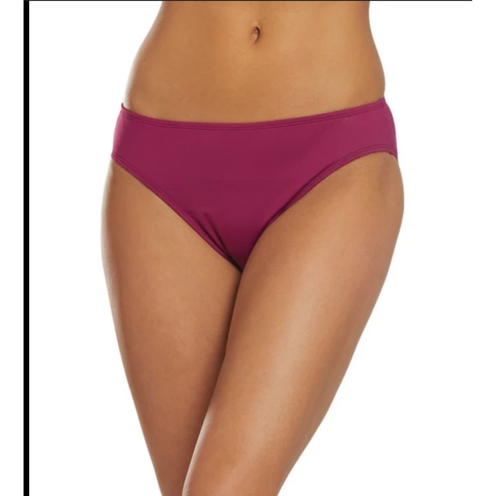 Lauren Ralph Lauren Plum Purple Swimsuit Bikini Bottom Womens Size 16 NEW‎